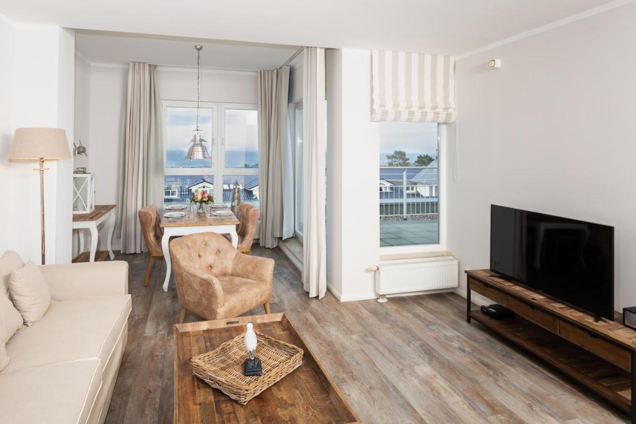 Strandnahe Fewos Mit Meerblick Und Dachterrasse, Residenz Bel Vital - Kategorie E Binz Chambre photo